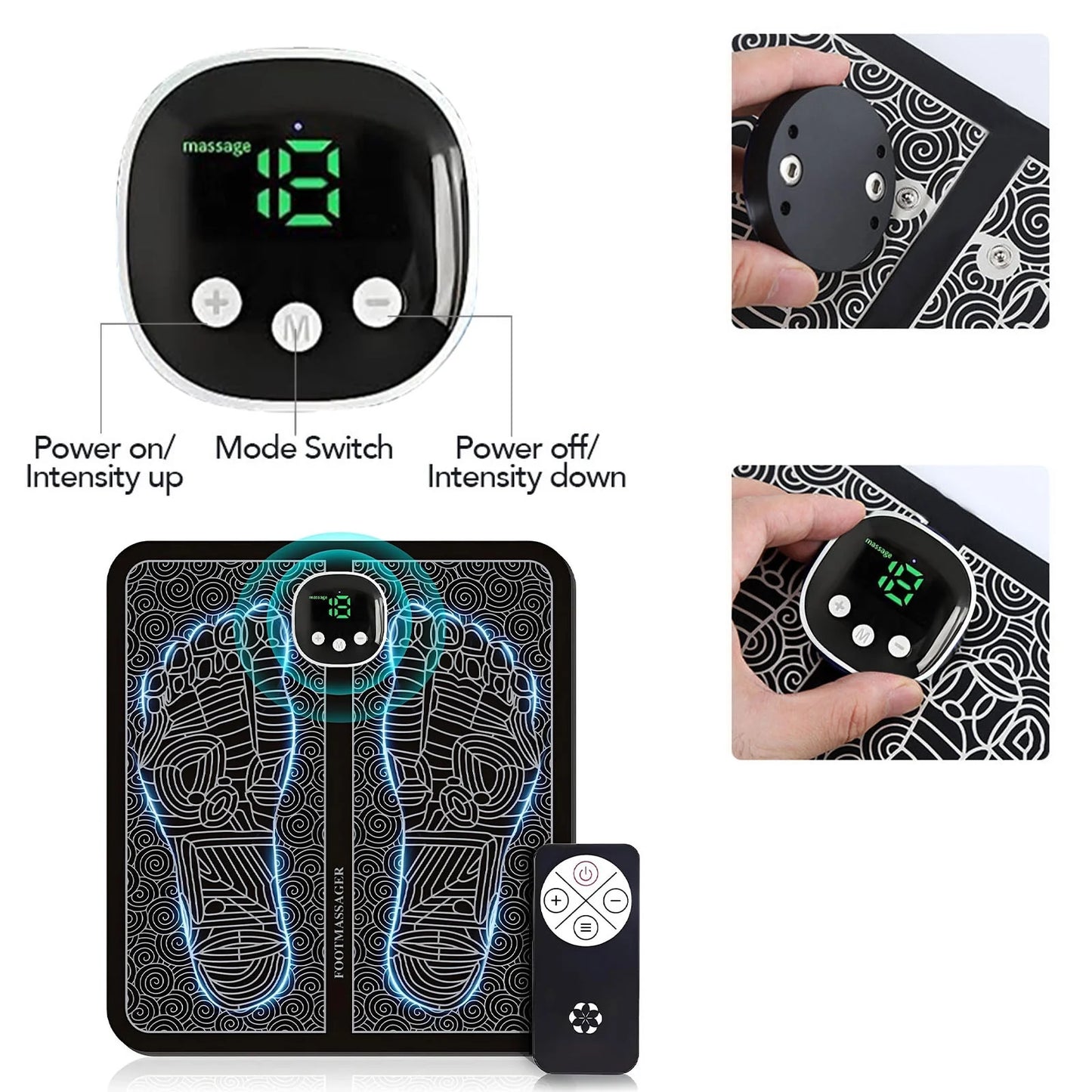 Clearance under 5 Foot Massager for Neuropathy Feet, Whole Body Massager for Neuropathy, Foot Massager for Circulation and Pain Relief, for Those Who Stand and Work All Day