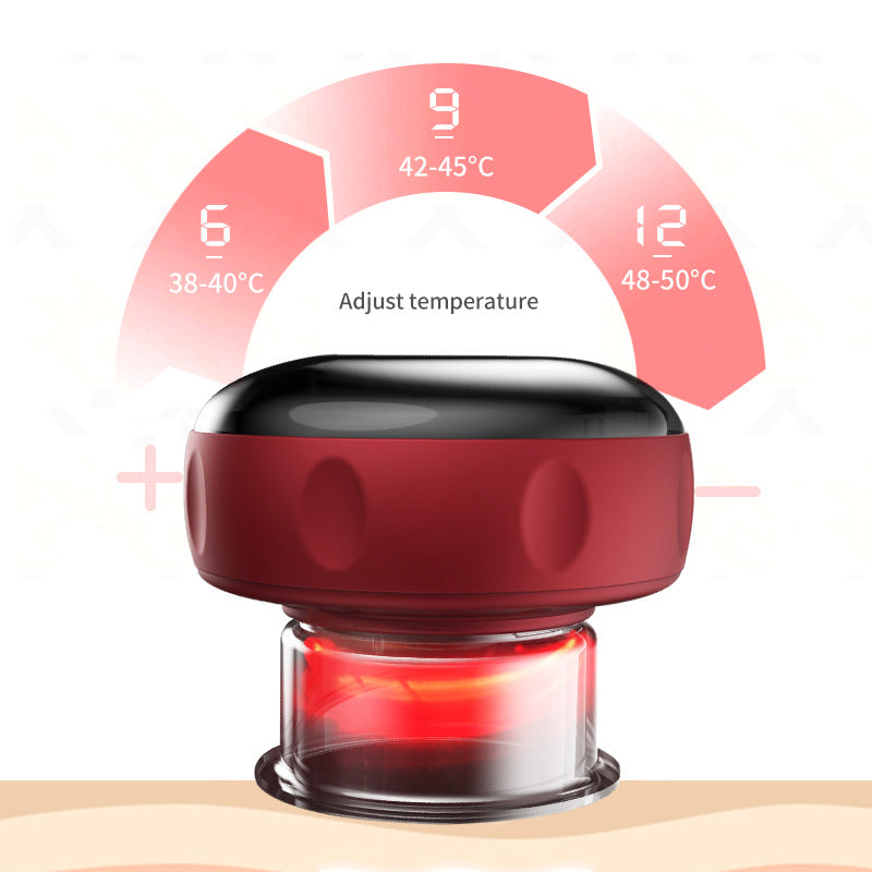 Vacuum cupping scraping instrument
