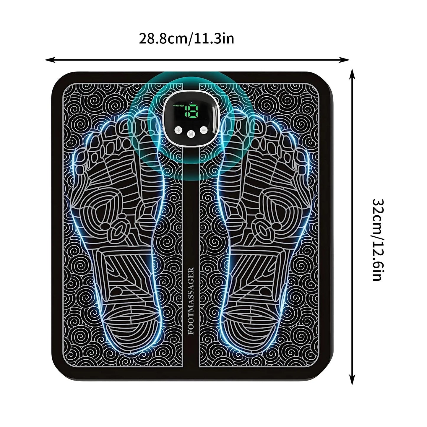 Clearance under 5 Foot Massager for Neuropathy Feet, Whole Body Massager for Neuropathy, Foot Massager for Circulation and Pain Relief, for Those Who Stand and Work All Day