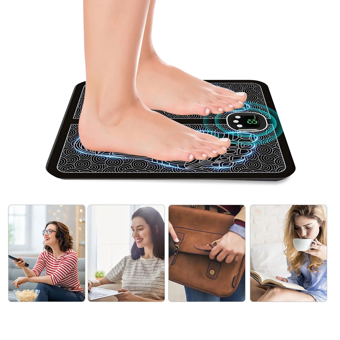 Clearance under 5 Foot Massager for Neuropathy Feet, Whole Body Massager for Neuropathy, Foot Massager for Circulation and Pain Relief, for Those Who Stand and Work All Day